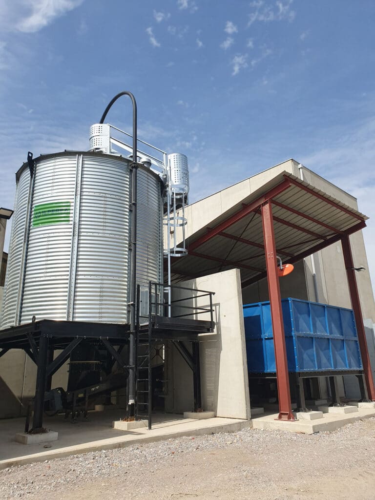 erbia puesta en marcha silo